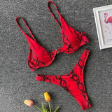 Sexy Neon V-bar Underwired Bikini 2025 Female Ribbed Swimsuit Women Thong Swimwear Two-pieces Bikini set Push up Bathing Suit