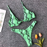 Sexy Neon V-bar Underwired Bikini 2025 Female Ribbed Swimsuit Women Thong Swimwear Two-pieces Bikini set Push up Bathing Suit