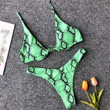 High Cut V-bar Underwired Bikini Women Swimsuit Female Micro Thong Swimwear Two-pieces Bikini Set Push Up Bathing Suit Swim Lady