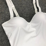 Sexy Underwired Bra Cup One Piece Swimsuit Women Swimwear Female Monokini Push Up Bather Bathing Suit Swim Wear Sexy Bodysuit