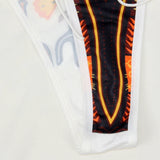 2025 African Dashiki Print One Piece Swimsuit Women High leg cut Swimwear Female Trikini Thong Monokini Brazilian Bathing Suit