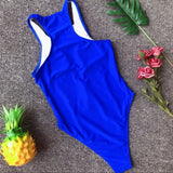 2025 Sexy Splicing Mesh Zipper Female Swimwear One Piece Swimsuit Women Monokini High Cut Bather Bathing Suit Swim Lady Bodysuit