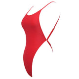 2025 Sexy Sparkling Shiny Women Swimwear One Piece Swimsuit Female High Cut Monokini Backless Bather Bathing Suit Swim Bodysuit