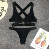 Sexy Brazilian Velvet Bikini 2025 Women Swimsuit Female Swimwear Two Pieces Bikini set Adjust Bandage Bather Bathing Suit Swim