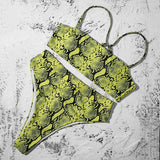 ZTVitality Sexy Bikinis Solid Push Up Bikini 2021 Hot Sale Padded Bra Straps High Waist Swimsuit Female Swimwear Women Biquini