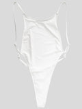 Sexy Extreme Mini Micro Thong One Piece Swimsuit Women Swimwear Female Backless Monokini High Cut Bathing Suit Swim Beach Wear