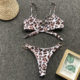Metal Rings Bikinis Hollow Out Bikini Women Swimsuit Female Brazilian Swimwear Two Pieces Bikini Set High Cut Bathing Suit Swim