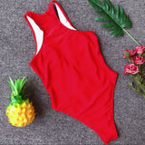 2025 Sexy Splicing Mesh Zipper Female Swimwear One Piece Swimsuit Women Monokini High Cut Bather Bathing Suit Swim Lady Bodysuit