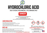 Aqua Regia Gold Refining Kit – 69.8–70% Nitric Acid & 31–37% Hydrochloric Acid (32oz/32oz) GTE