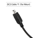 Pixel 30cm Shutter Release Remote Control Connecting DC0 DC2 N3 E3 S1 S2 Cable For Canon Nikon Sony Camera TW-283 T9