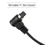 Pixel 30cm Shutter Release Remote Control Connecting DC0 DC2 N3 E3 S1 S2 Cable For Canon Nikon Sony Camera TW-283 T9