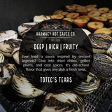 Totec's Tears - Pasilla & Plum Pepper Sauce (9oz)