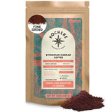 Kochere Coffee Ethiopian Harrar Natural Medium Roast - Fruity, Blueberry, Dark Chocolate Notes