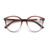 MODFANS Oversized Reading Glasses For Women and men,Classic Round Sunglasses Readers Frame with Spring Hinge +0.5 ~ +4.0