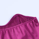 Women’s Sexy Exposed Navel Tube Tops Fashion Solid Color Off-the-shoulder Pullover Strapless Tops Wrap Tops