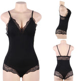 Body Mujer Elegant Woman Jumpsuits 5XL Strappy Backless Bodysuit Onesies Cotton Women V Neck Summer Lace Playsuit Female Shorts