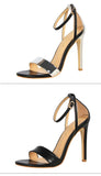 BIGTREE Shoes 11 cm High Heeled Sandals Women Summer Shoes Stiletto High Heels Open toed hollowed out Women Sandals Party Shoes