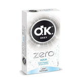 Okey Zero Aqua Ultra-Thin Lubricated Condoms 10-Pack