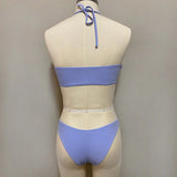 ZTVitality Ruffles V-Neck Sexy Bikinis Push Up Bikini 2025 New Arrival Halter Bandage Swimsuit Low Waist Swimwear Women Biquini