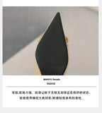 Women Pumps Luxury Female High Heels Metal Pointed Toe Professional Dress Party Ladies Office Shoe 2021Summer Fashion Large Size