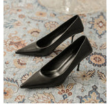 Pumps shoes Women Fashion Office Basic High Heels Work Lady Shoes Black Pink Green Thin Heels Brand Point Toe998