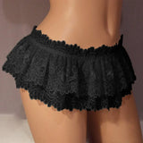 Women Sexy Lingerie Lace Perspective Ladies Dress Erotic Sexy Underwear Transparent Thongs Plus Size Sexy Skirt For Sex