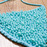 S - XL Halter Luxury Pearl Bikini Female Swimsuit Women Swimwear Two-pieces Bikini set Mini Micro Bather Bathing Suit Swim Lady