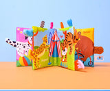 Baby Cloth Book Cartoon Animal Sensory Learning Toy
