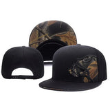 Unisex Skeleton Embroidery Baseball Cap Women Outdoor Sports Flat Hats Men Fashion Men Hip Hop Snapback Caps Sunscreen Hat
