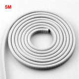 5/10M Car Door Protector Edge Scratch Strip Universal Car Door Noise reduction Anti Collision Protection With Steel Carstyling