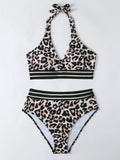 Sexy Mesh Tape Bikini 2026 Women High Waist Swimsuit Printed Swimwear Female Lady Bathing Suit Swimming Summer Beachwear