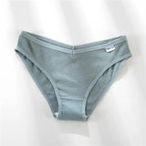 FINETOO Women Cotton Panties Female Sexy V Wasit Briefs Pantys Ladies Breathable Underwear Girls M-2XL Intimates Lingerie Soft