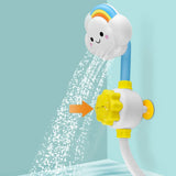 Baby Bath Water Spray Cloud Toy with Faucet Shower