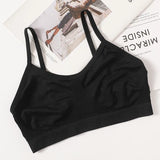 Women Tank Crop Top Female Seamless Underwear Backless No Pads Unlined Sexy Lingerie Comfort Woman Top Camisole