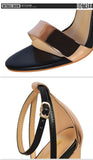 BIGTREE Shoes 11 cm High Heeled Sandals Women Summer Shoes Stiletto High Heels Open toed hollowed out Women Sandals Party Shoes