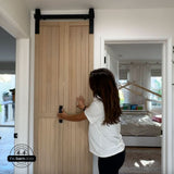 J-Strap Heavy Duty Bifold Barn Door Hardware Kit | 2 Door Kit