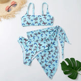 Sexy Marble Print Bikini 2026 Women Push Up Bra Underwire 3 Piece Swimsuit Brazilian Beach Bathing Suit Swimwear Swimming Suits