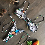 Sexy Ruffle Frilled Micro Thong Bikini 2025 Women Swimwear Female Swimsuit Two-pieces Bikini set String Bather Bathing Suit Swim