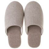 Japanese Style Mute Slippers Women Men Home Cotton Slipper Breathable Fabric Couple Spring Summer Shoes Suede Sole Ladies Slides
