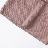 Women Crop Top Seamless Underwear Ribbed Bralette O Neck Bra Tops Female Bra Crop Top Fashion Tanks Top Streetwear Camisole