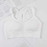 Women Tank Crop Top Seamless Underwear Lace Cropped Crop Tops Female Intimates Sexy Lingerie Plus Size Padded Camisole Femme