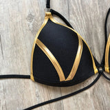 2024 Gold Stamping Women Bikini Set Sexy Padded Women Swimsuit Push Up Bikini Swimwear Summer Beachwear Brazil Bathing Suit