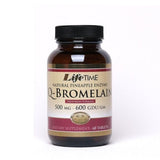 Life Time Q-Bromelain Dietary Supplement 60 Tablets