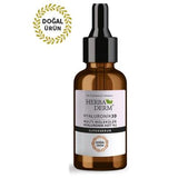 Herbaderm Hyaluronik 3D Serum - Anti-Aging Hyaluronic Acid Serum for Wrinkles, Vegan Skincare
