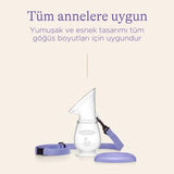 Lansinoh Silicone Breast Milk Collector & Saver: Hands-Free Leak Catcher for Effortless Breastfeeding & Pumping