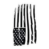 Grunge Flag Hood Graphic