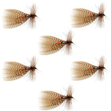 Hornberg Special Streamer or Dry Fly - 6 Flies - Hook Size 6