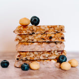 Blueberry White Chocolate Macadamia Nut Snack Bar (12 Bars)