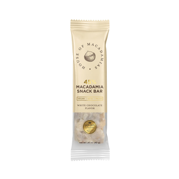 White Chocolate Macadamia Nut Snack Bar (12 Bars)