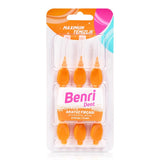 Benri Dent Interdental Brush 0.45mm for Gentle Plaque Removal 6-Pack